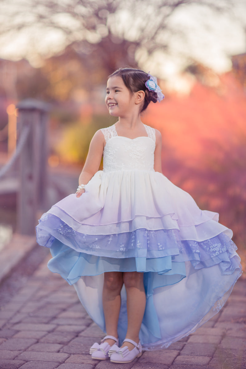 Lila Dress in Princess Purple  Millie Mae Clothing