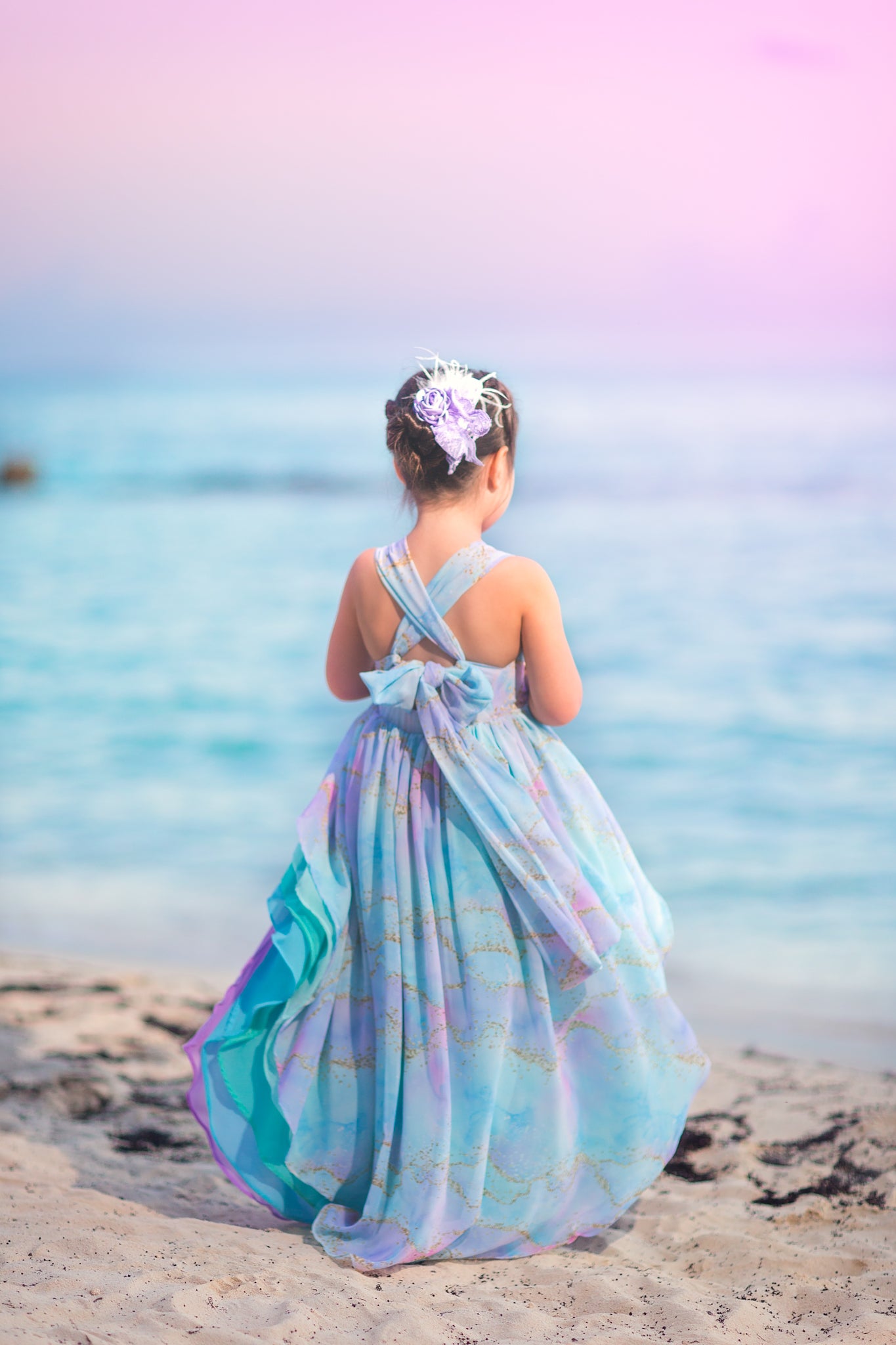 Bermuda Waterfall Dress Millie Mae Clothing Bermuda Waterfall Dress Millie Mae Clothing