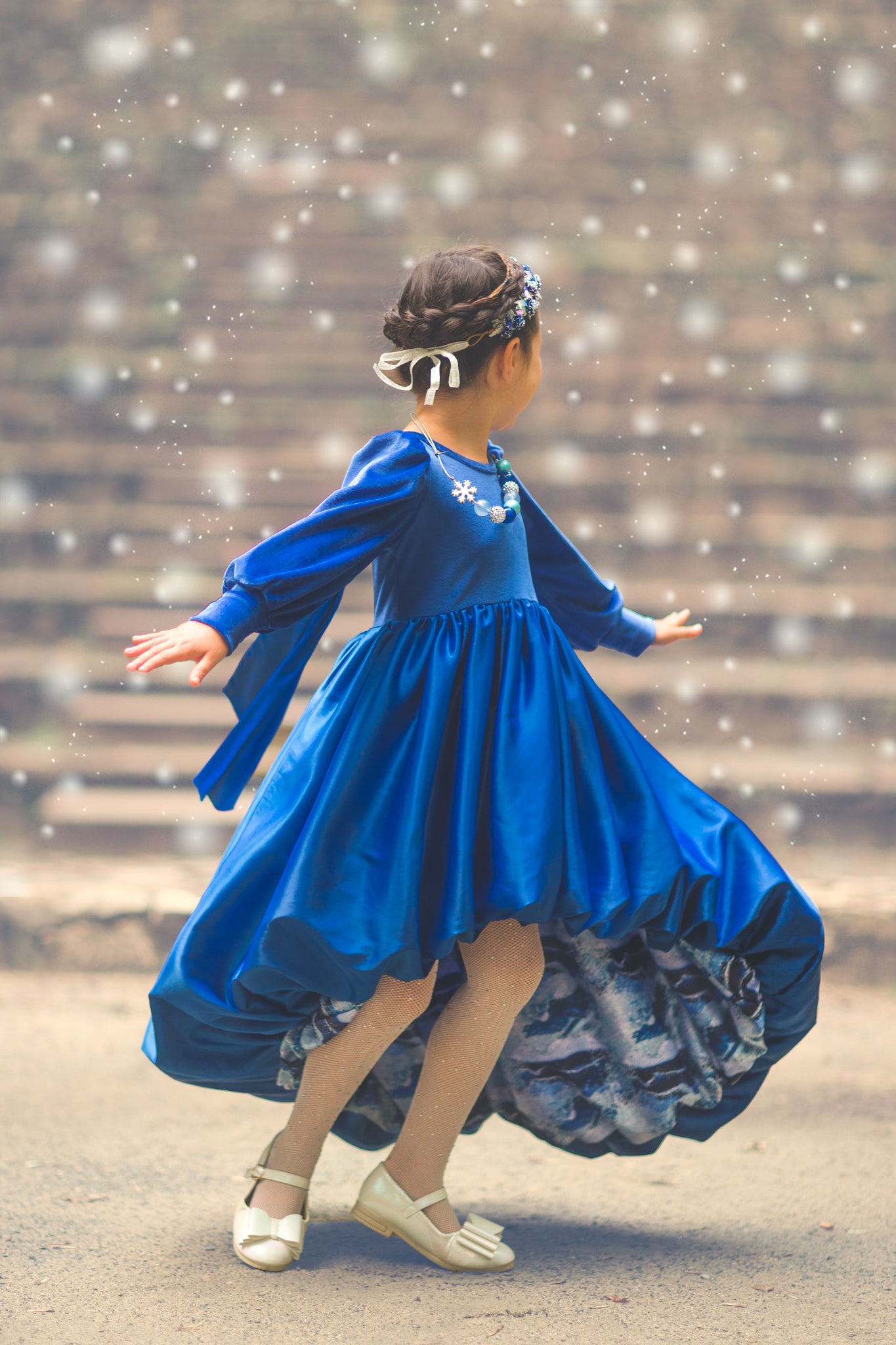 Snowfall Bubble Peekaboo Dress Millie Mae Clothing Snowfall Bubble Peekaboo Dress Millie Mae Clothing