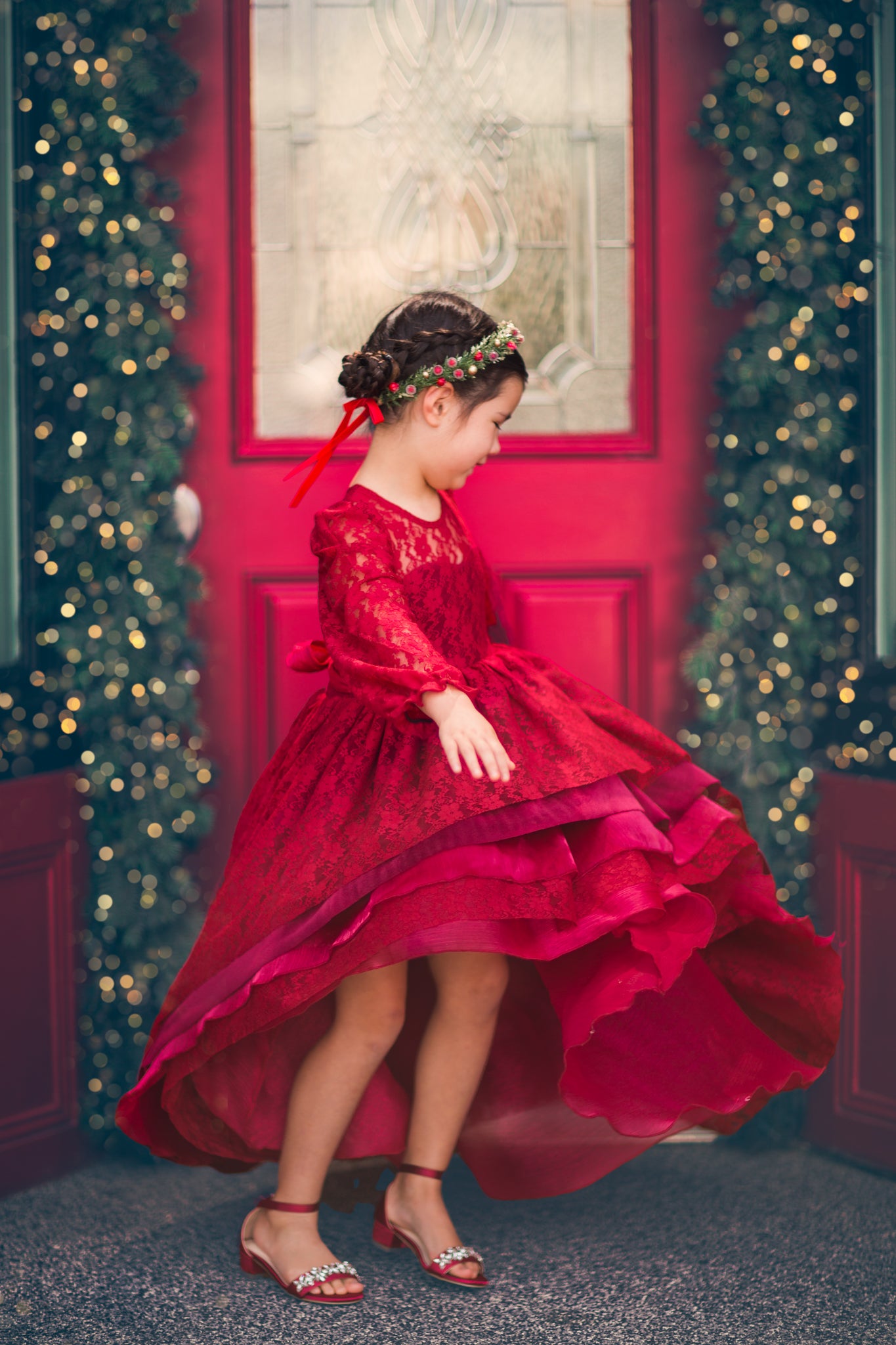 Holly Waterfall Dress Millie Mae Clothing Holly Waterfall Dress Millie Mae Clothing