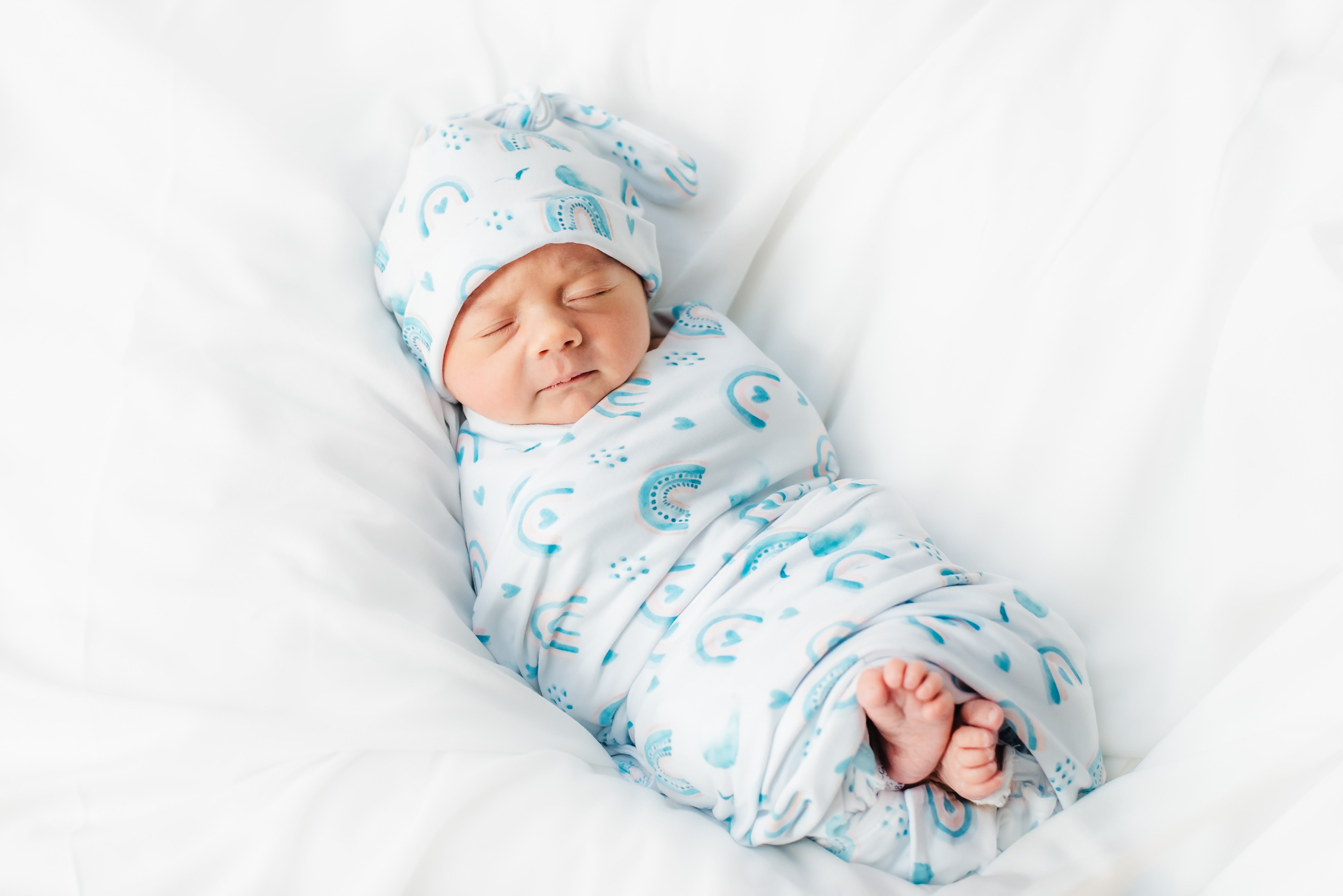 Eco Baby Matching Baby Swaddle And Robe Hospital Gown For Labor